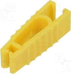 Fuse acces: extractor; yellow; polypropylene |