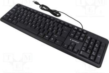 GEMBIRD Keypad: computer; black; USB A