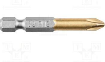 GRAPHITE Screwdriver bit; Phillips; PH2; 1/4"