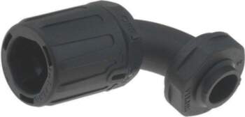 HELLERMANNTYTON 90° angled connector; Thread: metric