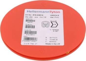 HELLERMANNTYTON Markers; Marking: 1; 4÷9mm; PVC