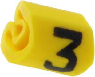 HELLERMANNTYTON Markers; Marking: 3; 1÷3mm; PVC