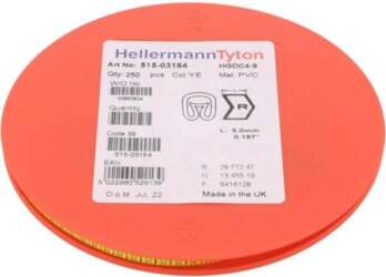 HELLERMANNTYTON Markers; Marking: R; 4÷9mm; PVC