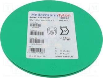 HELLERMANNTYTON Markers; Marking: V; 2÷5mm; PVC