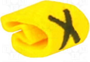 HELLERMANNTYTON Markers; Marking: X; 1÷3mm; PVC