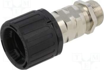 HELLERMANNTYTON Straight terminal connector; Thread: metric