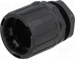 HELLERMANNTYTON Straight terminal connector; Thread: metric