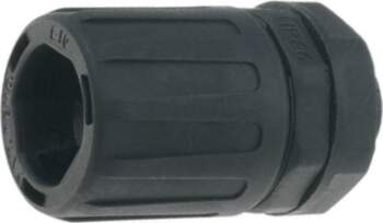 HELLERMANNTYTON Straight terminal connector; Thread: metric