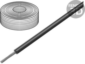 HELU Wire; silicone; SiFF; 1x6mm2; stranded