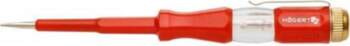 HÖGERT TECHNIK Screwdriver: voltage tester; insulated