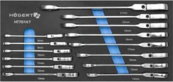 HÖGERT TECHNIK Wrench: combination spanner-set; with