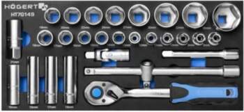 HÖGERT TECHNIK Wrench-set; socket spanner; 1/2"