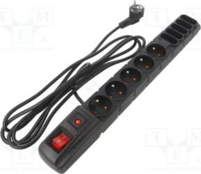 HSK DATA Plug socket strip: protective