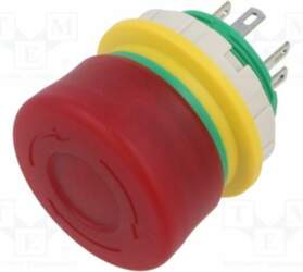 IDEC Switch: emergency stop; 22mm; Stabl
