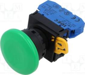 IDEC Switch: push-button; 22mm; Stabl.pos: