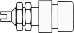 INSULATED 4mm SOCKET / WHITE (BIL