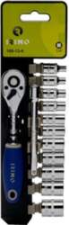IRIMO Wrench-set; 6-angles,socket spanner; 1/4&quot