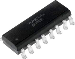 ISOCOM Optocoupler; SMD; Ch: 4; OUT: