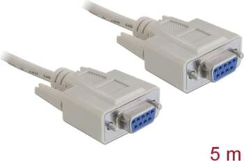 Kabelis Nullmodem, DB9, F/F, 5.0m