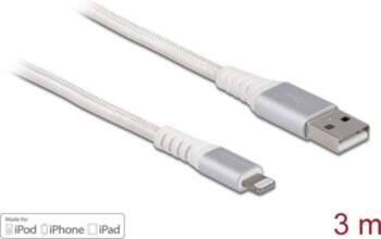 Kabelis USB priekš iPhone™, balts, 3