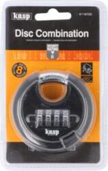 KASP Padlock; round,combination code; Protection:
