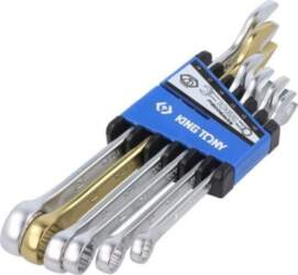 KING TONY Wrench: combination spanner-set; 6pcs