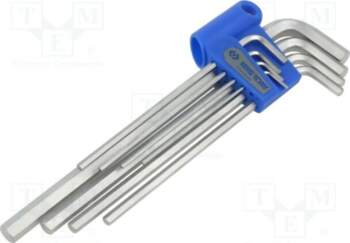 KING TONY Wrench: hex key-set; long