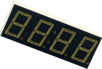 KINGBRIGHT ELECTRONIC Display: LED; 7-segment; 14mm