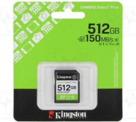 Kingston Technology Memory card; SDXC; 512GB