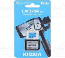 KIOXIA Memory card; microSDXC; 128GB; Class