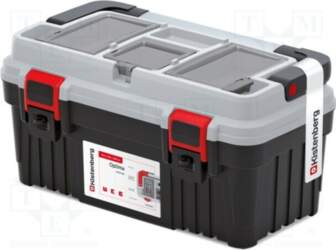 KISTENBERG Chest; tool case; black-grey; polymer