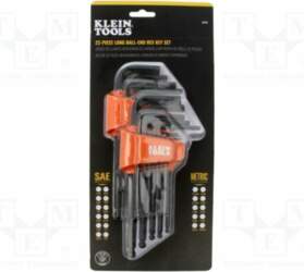 KLEIN TOOLS Wrench-set; hex key,spherical