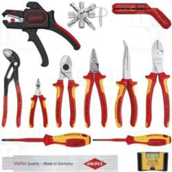 KNIPEX Tools set: general purpose; for
