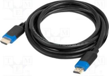 LANBERG Cable; HDMI plug,both sides