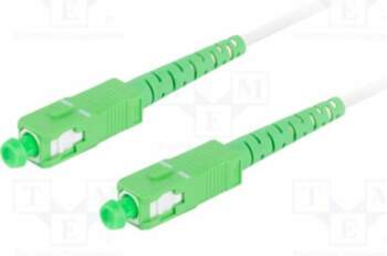 LANBERG Fiber patch cord; SC/APC,both