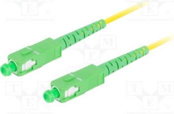 LANBERG Fiber patch cord; SC/APC,both