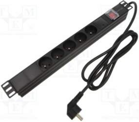 LANBERG Plug socket strip: protective; Sockets: