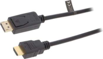 LOGILINK Cable; DisplayPort plug,HDMI plug