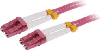 LOGILINK Fiber patch cord; OM4; LC/UPC