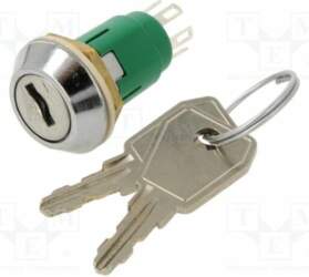 LORLIN Switch: key switch; Stabl.pos: