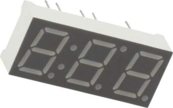 LUCKY LIGHT Display: LED; 7-segment; 10mm