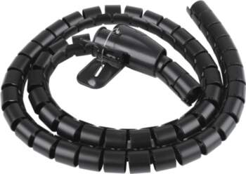 MACLEAN Cable organizer, black MCTV-898 B