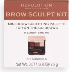 Makeup Revolution Brow Sculpt Kit Medium