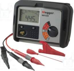 MEGGER Meter: insulation resistance; LCD; R