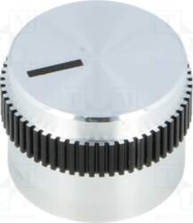 MENTOR Knob; with pointer; aluminium; Øshaft: