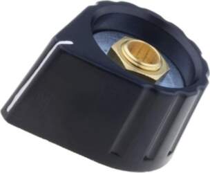 MENTOR Knob; with pointer; plastic; Øshaft: