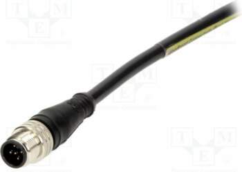MOLEX Connector: M12; plug; male; Micro-Change