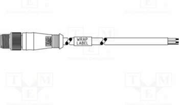 MOLEX Connector: M12; socket; male; PIN: