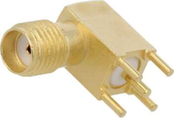 MOLEX Connector: SMA; socket; female; angled