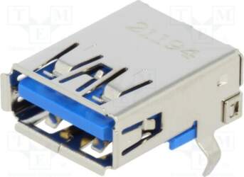 MOLEX Connector: USB A; socket; on